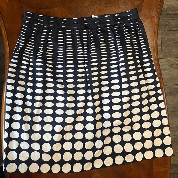 Beautiful J.Crew skirt, geometric dots pattern - Picture 1 of 3